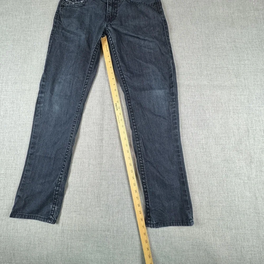 True Religion Section Straight Jeans Mens 33x31 Blue Dark Wash Regular Fit Denim